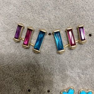 Brooks ear climber jewel tone